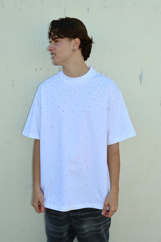 T-SHIRT DIAMOND 808079G BIANCO