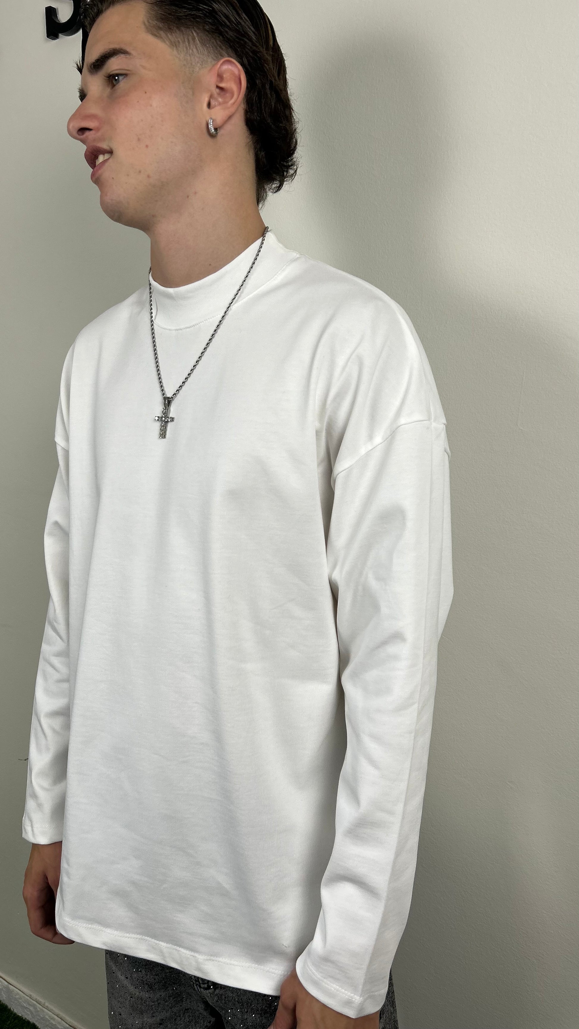 LONG-SLEEVE T-SHIRT BIANCA - tocastore