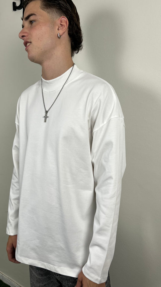 LONG-SLEEVE T-SHIRT BIANCA - tocastore