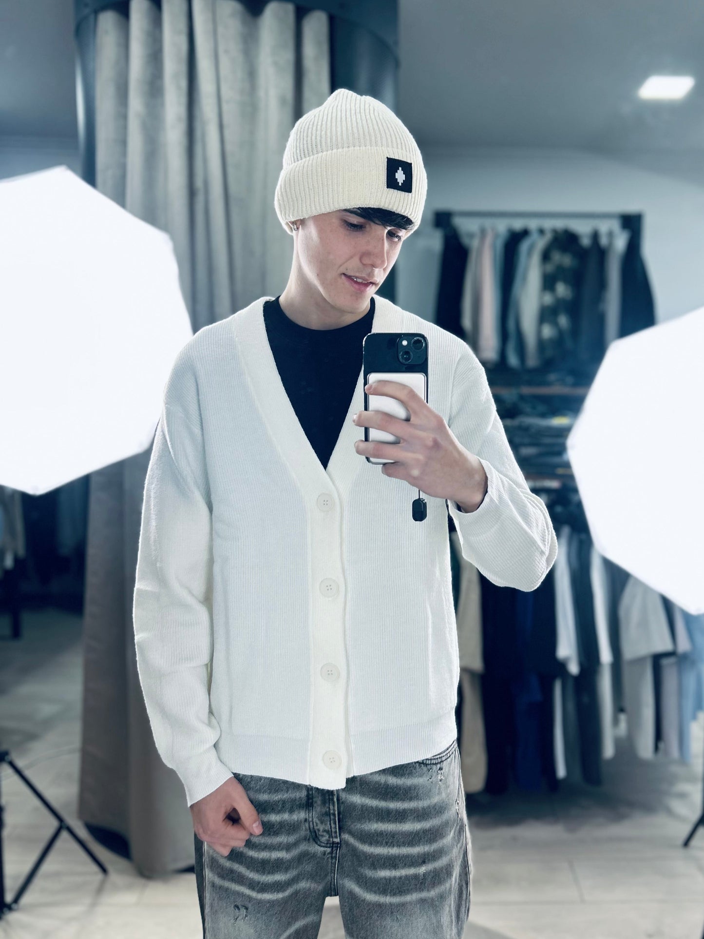 CARDIGAN SEMI-OVER PANNA