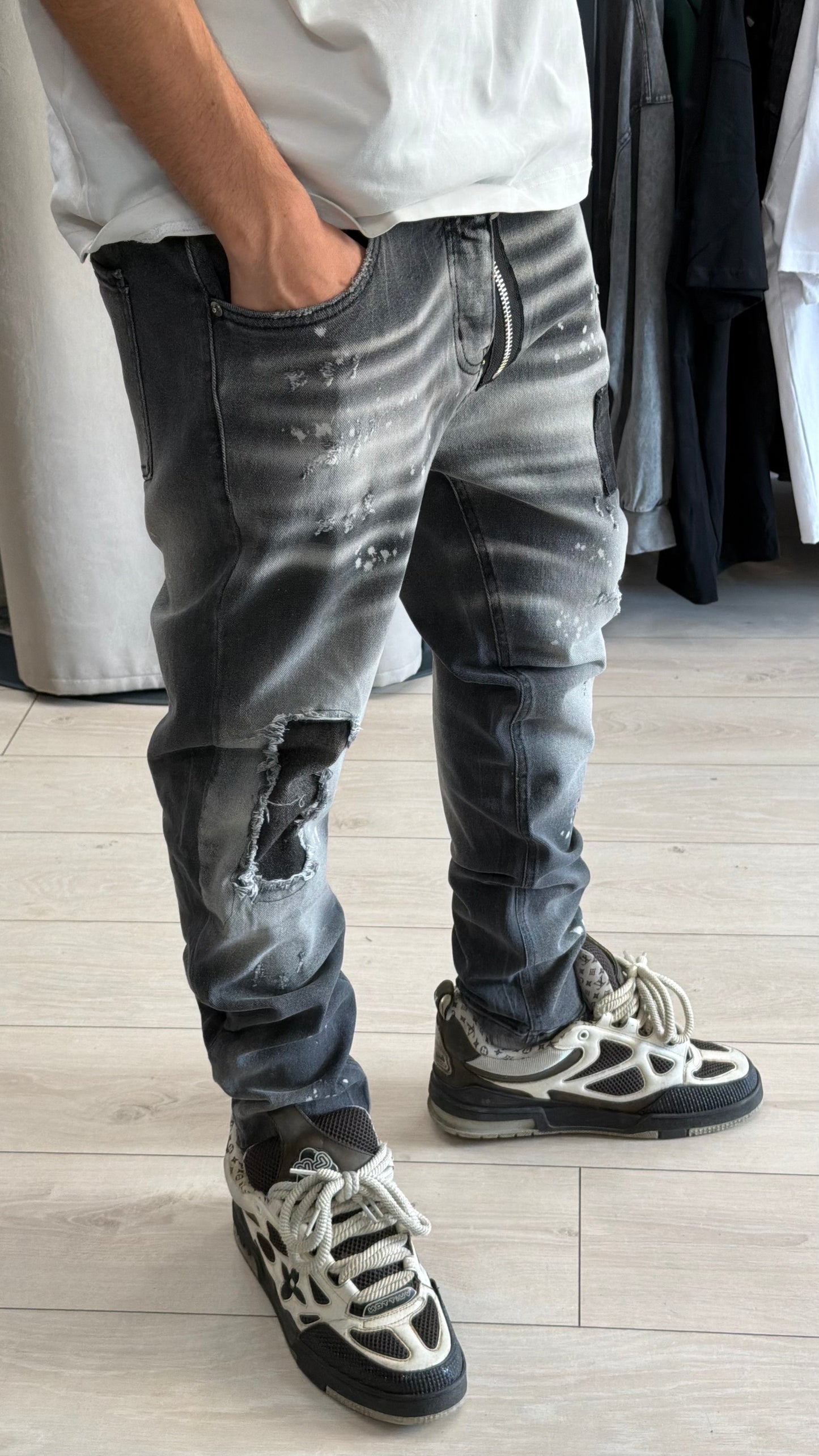 JEANS LEO GRAY