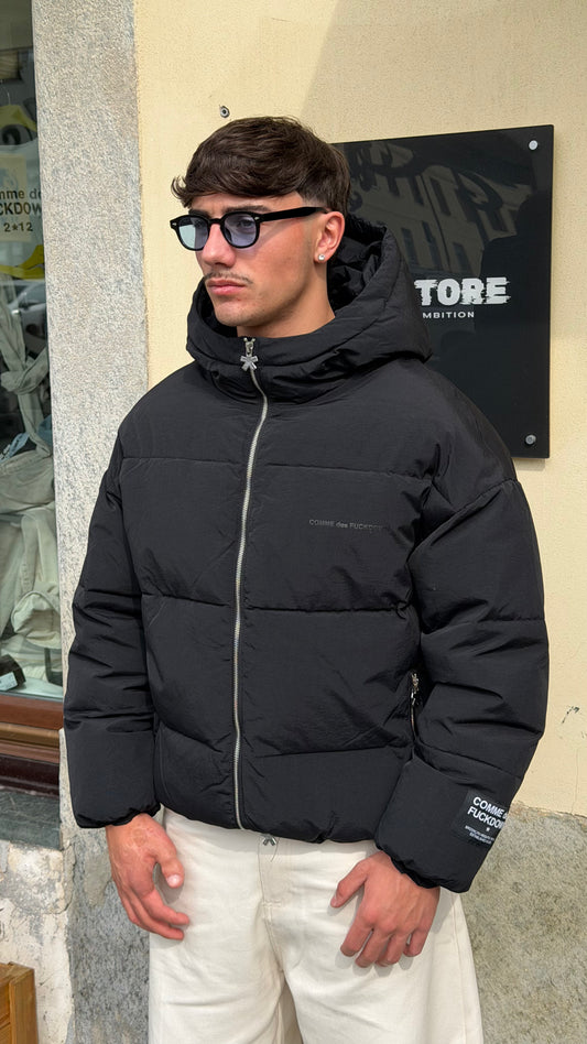 COMME des FUCKDOWN · PUFFER ASTERISK — NERO