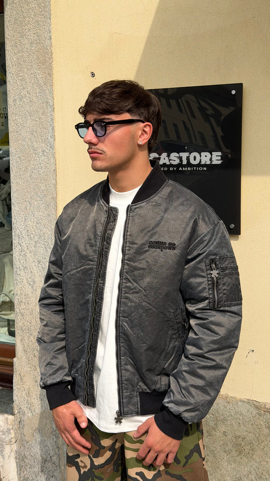 COMME des FUCKDOWN · BOMBER STONE — GRIGIO