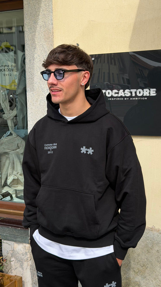COMME des FUCKDOWN · FELPA STATEMENT — NERO