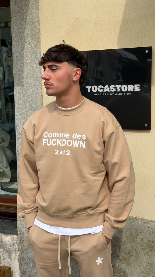 COMME des FUCKDOWN · GIROCOLLO LOWKEY — BEIGE
