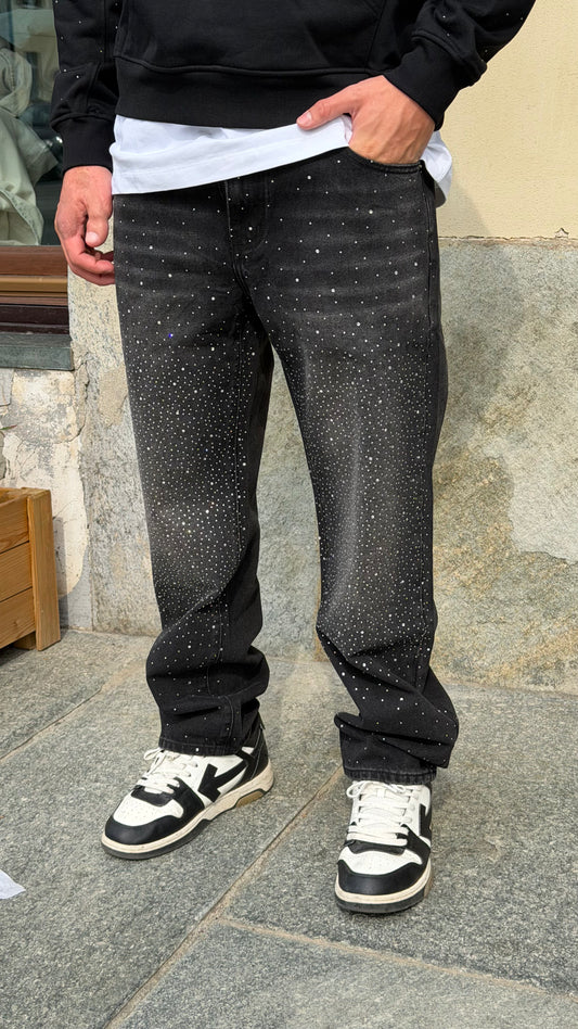 JEANS BAGGY ICE  NERO