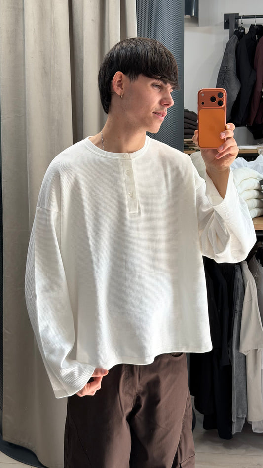 LONGSLEEVE "SERAFINO" WAFFLE (2 Colori)