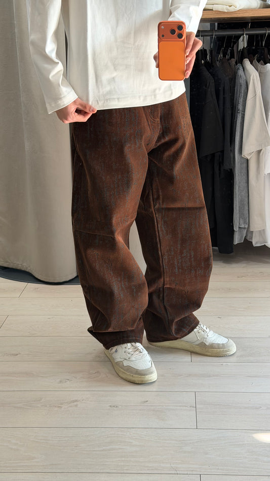 JEANS BALLOON RUST