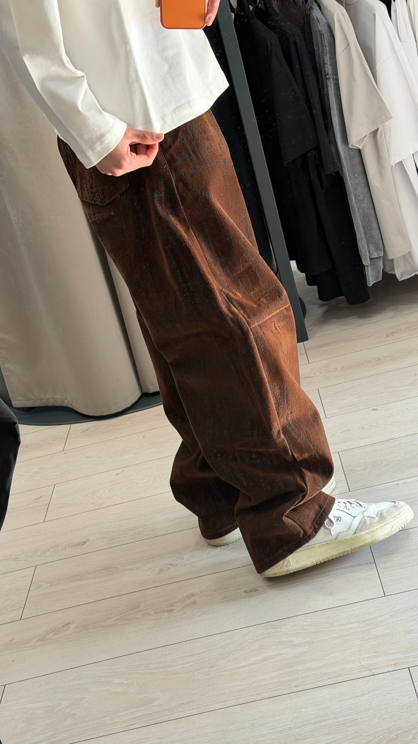 JEANS BALLOON RUST
