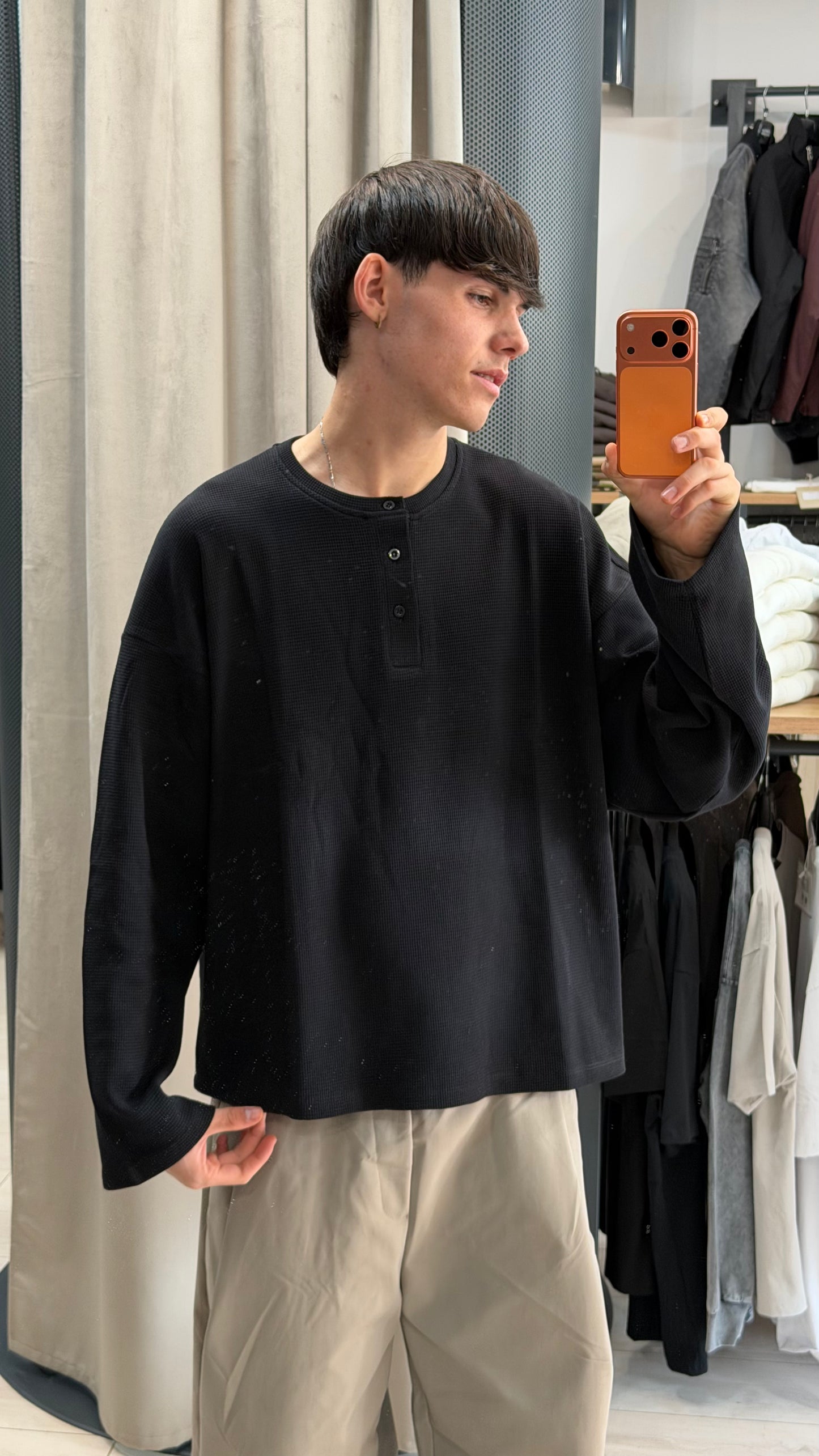 LONGSLEEVE "SERAFINO" WAFFLE (2 Colori)