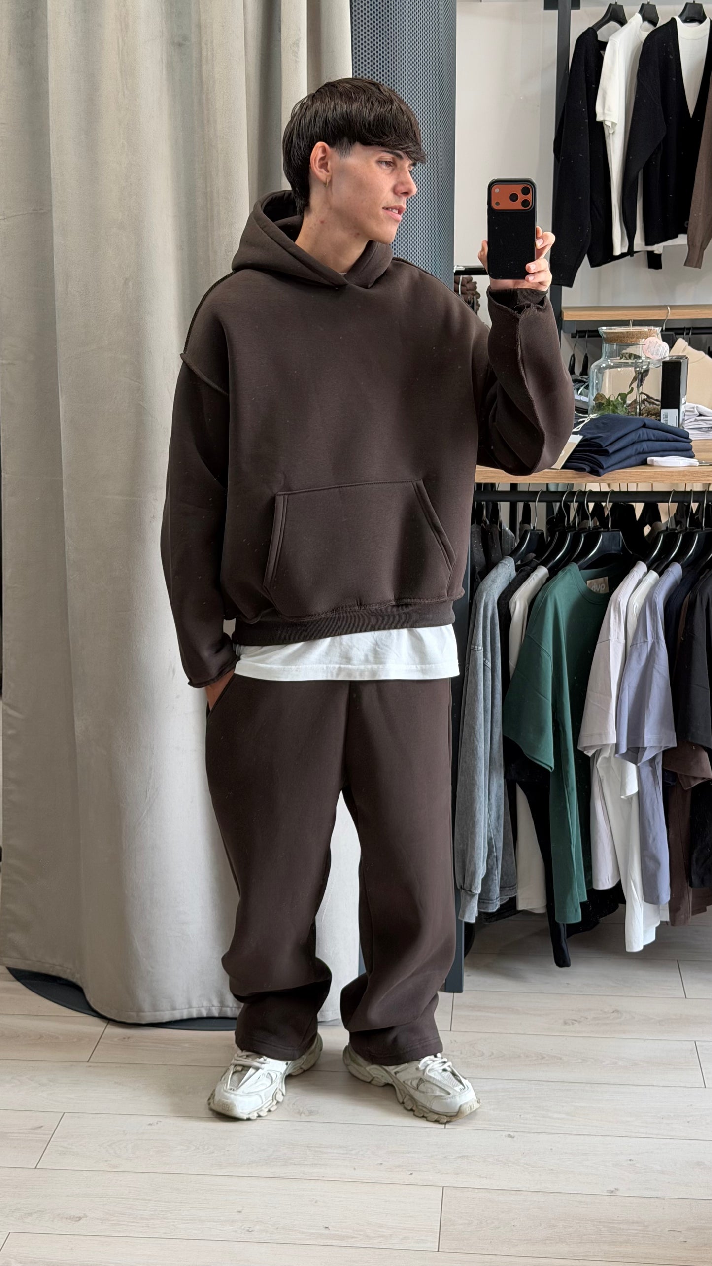 SWEATSUIT REVERSE BEIGE