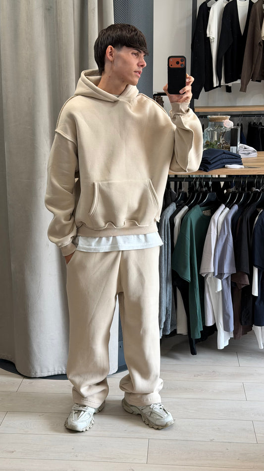 SWEATSUIT REVERSE BEIGE