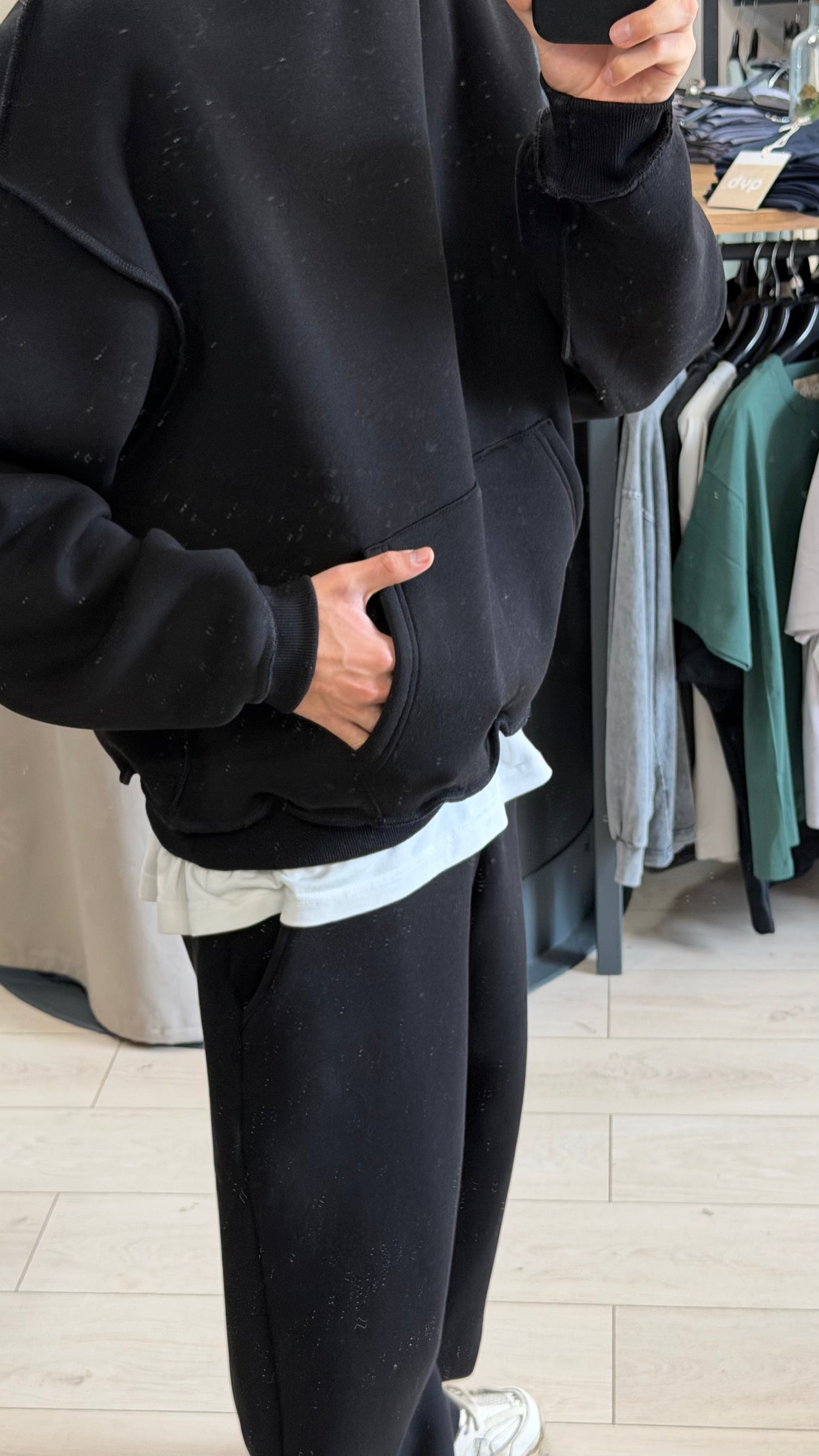 SWEATSUIT REVERSE NERO