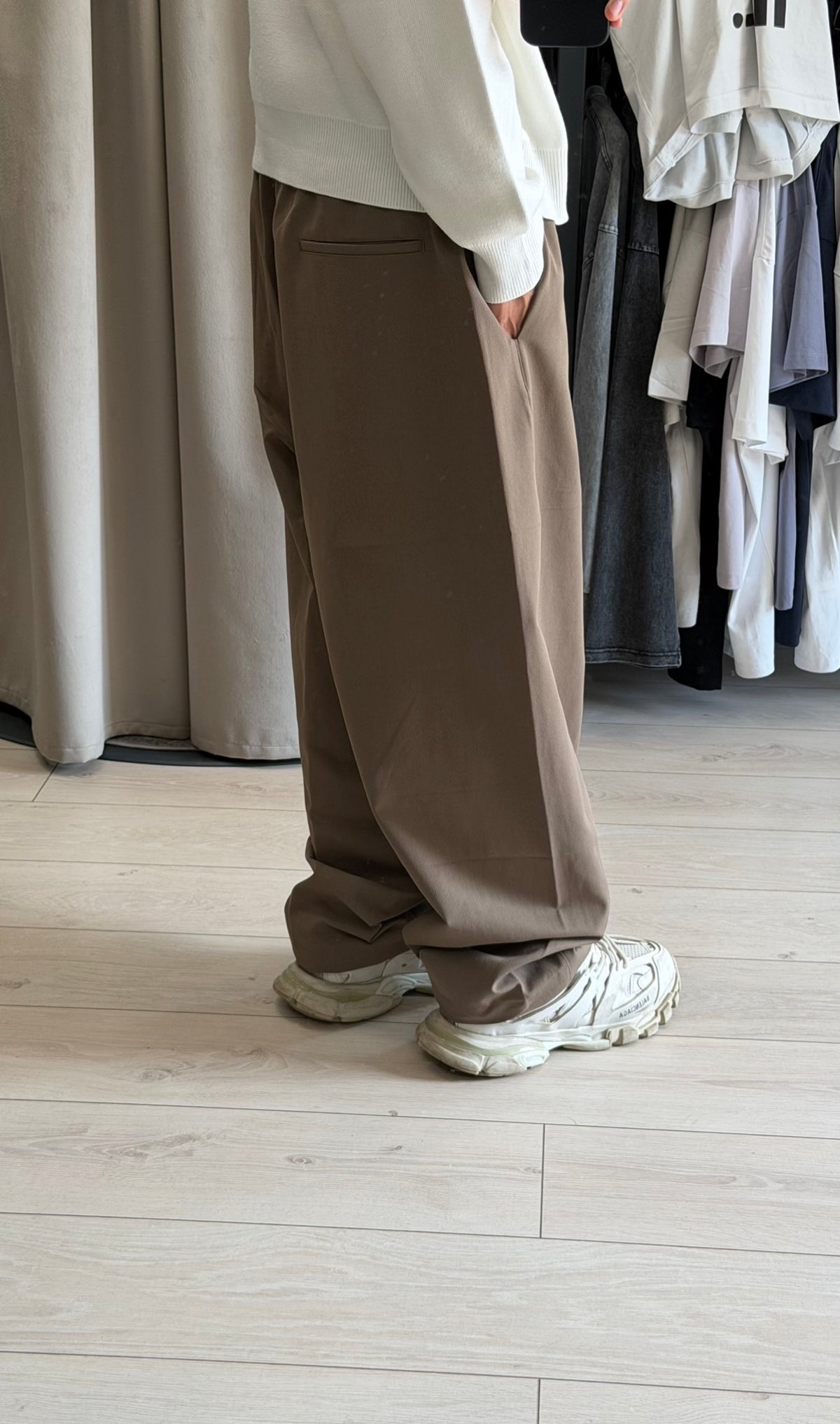 PANTALONE BALLON MORO