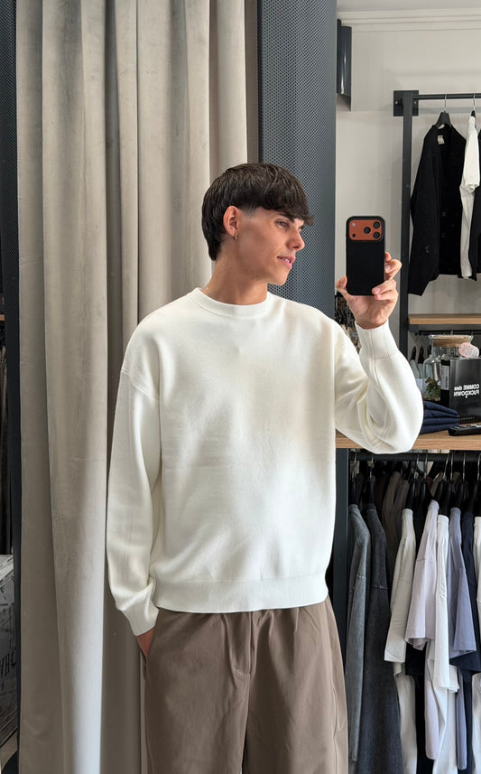 PULLOVER SOFT BIANCO