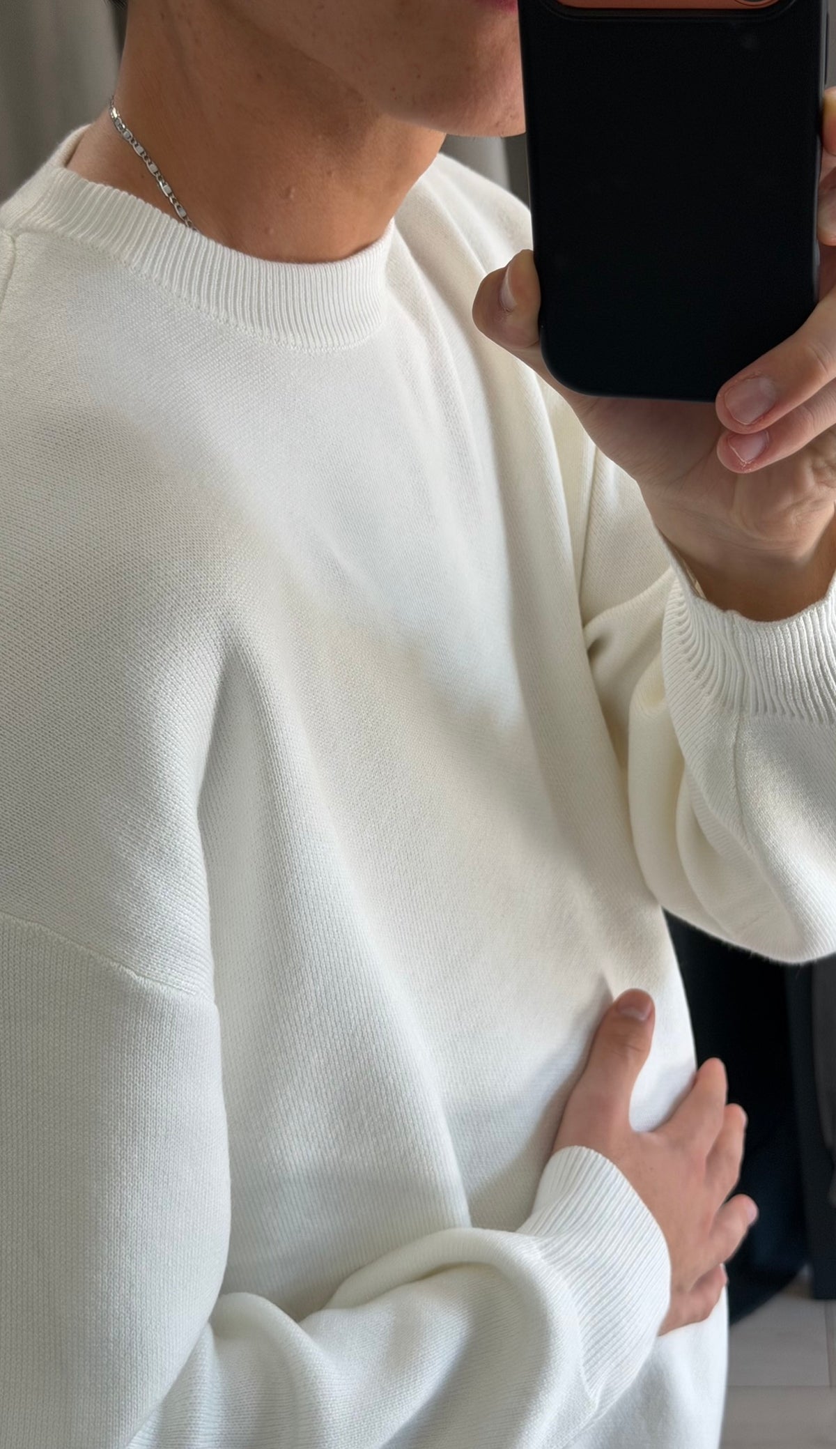 PULLOVER SOFT BIANCO