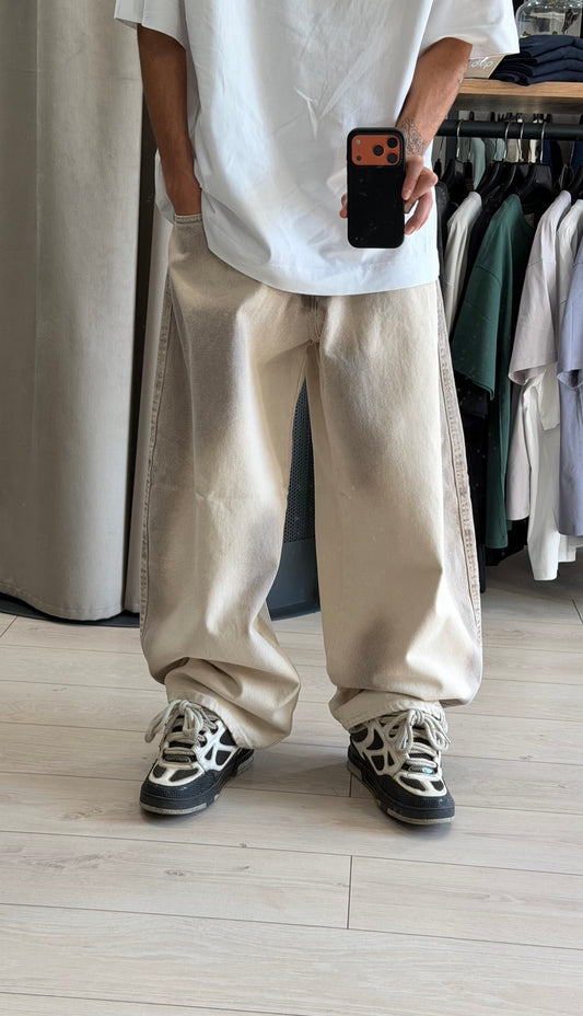 JEANS SUPER BAGGY SAND