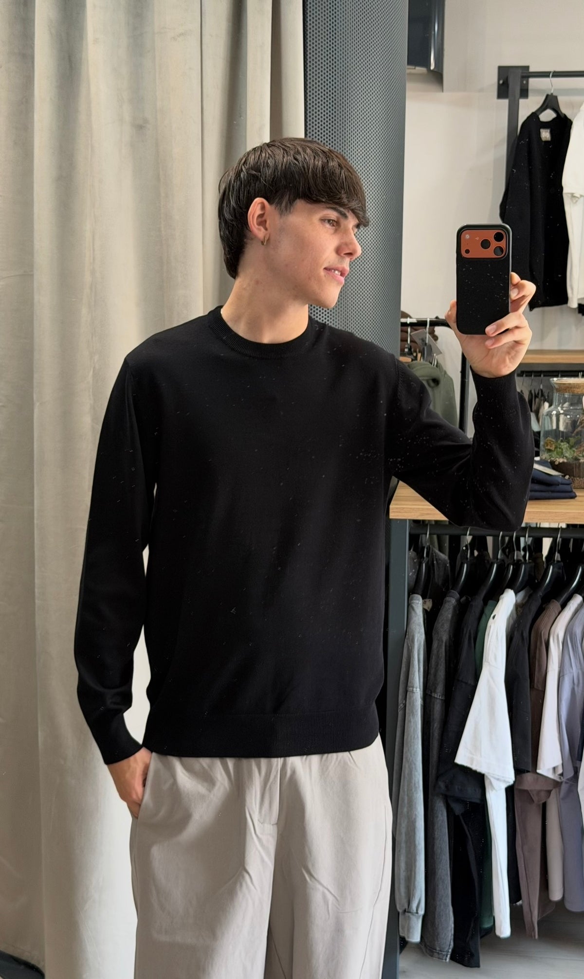 MAGLIA ST. MORITZ NERO