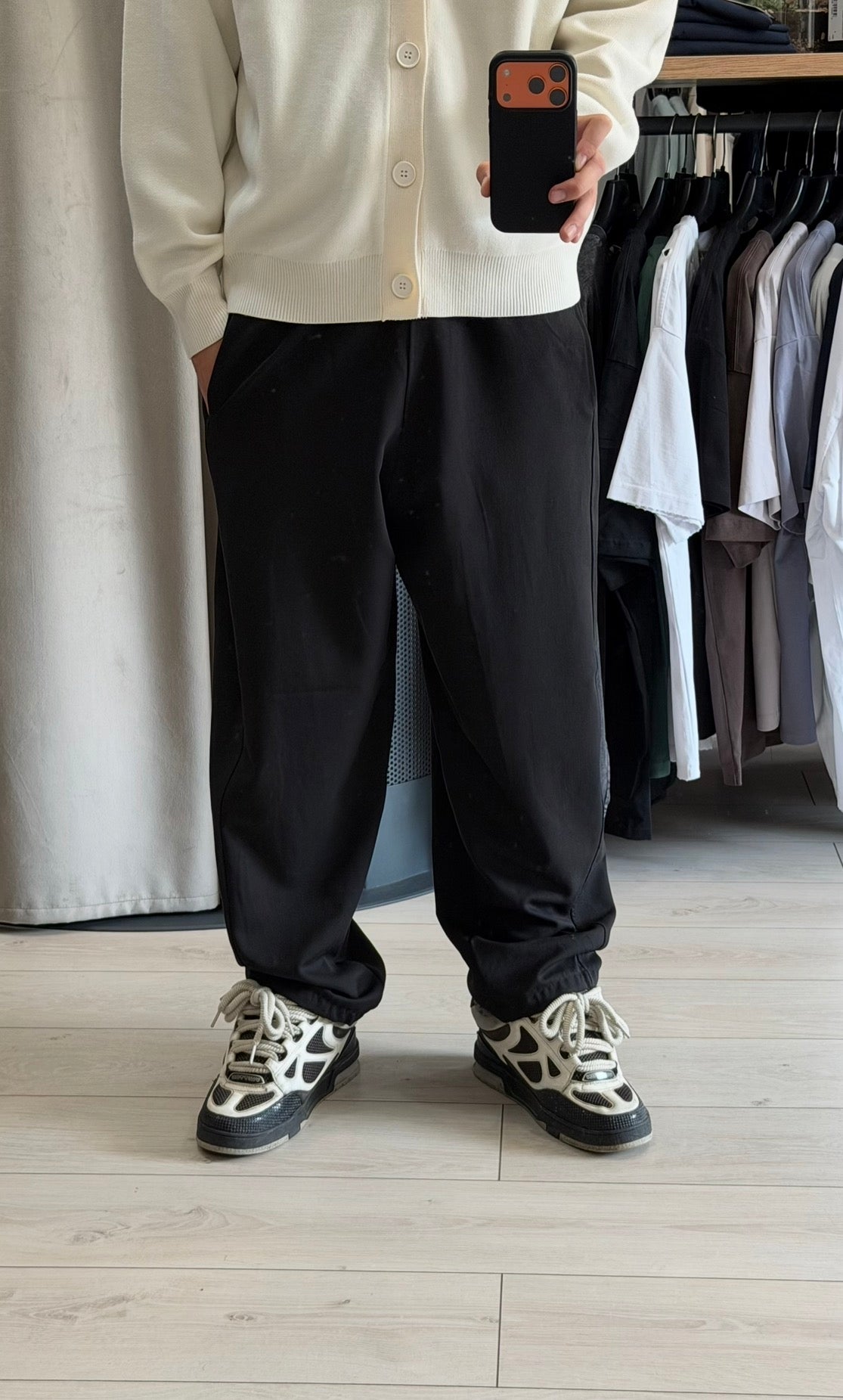 PANTALONE CLASSY BAGGY NERO