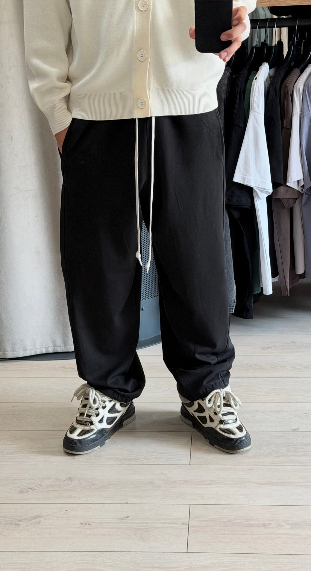 PANTALONE CLASSY BAGGY NERO