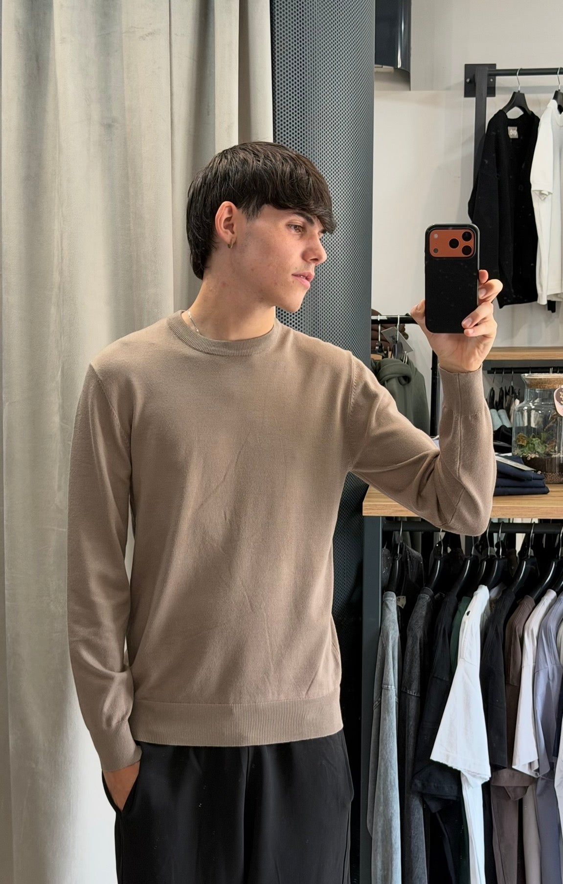 MAGLIA ST. MORITZ KHAKI