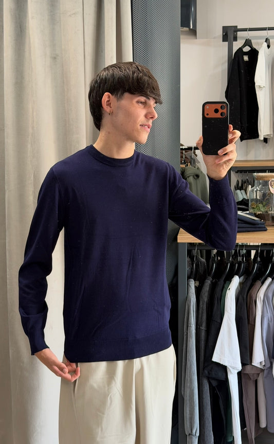 MAGLIA ST. MORITZ BLU