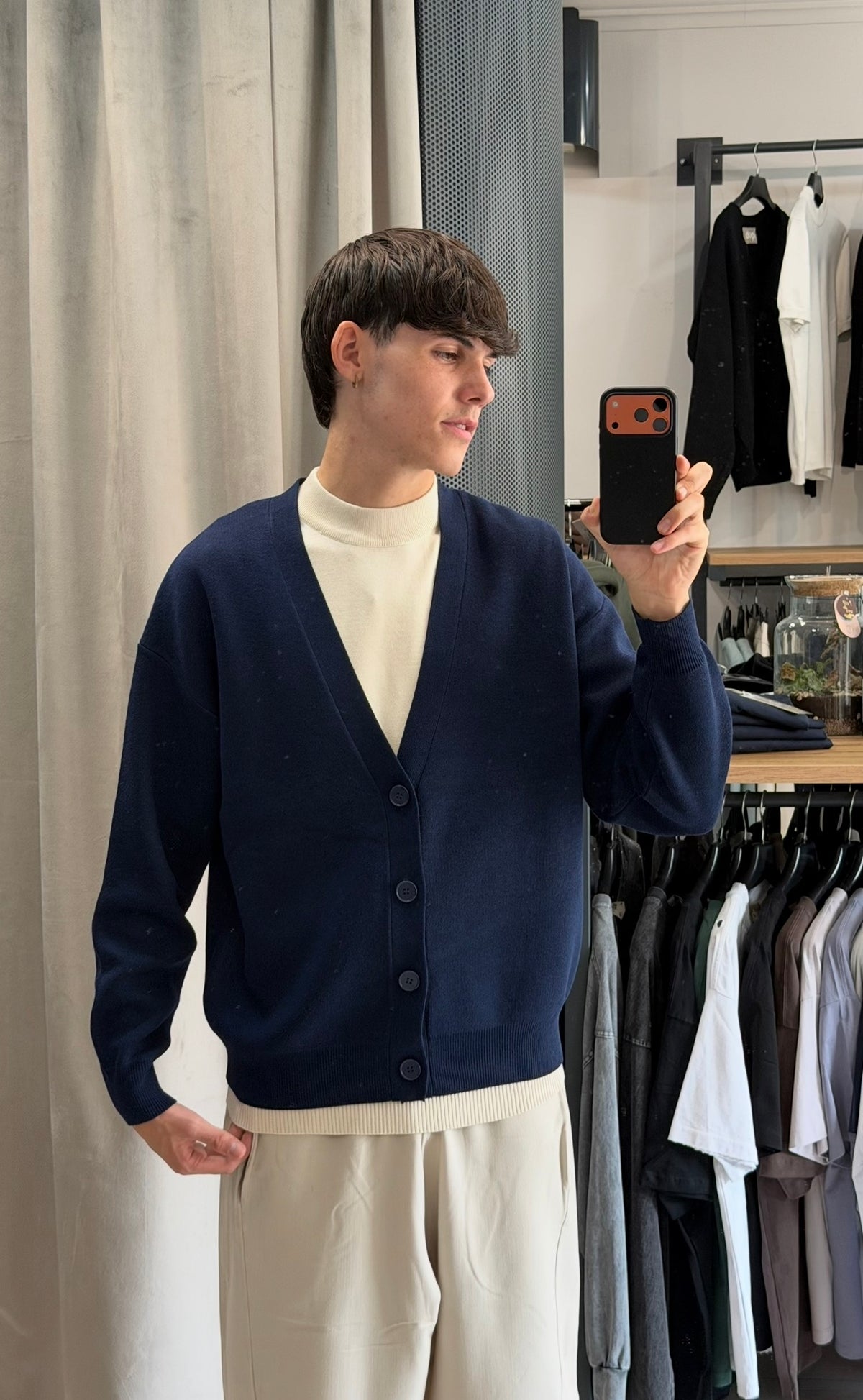 CARDIGAN STUDIO BLU NAVY