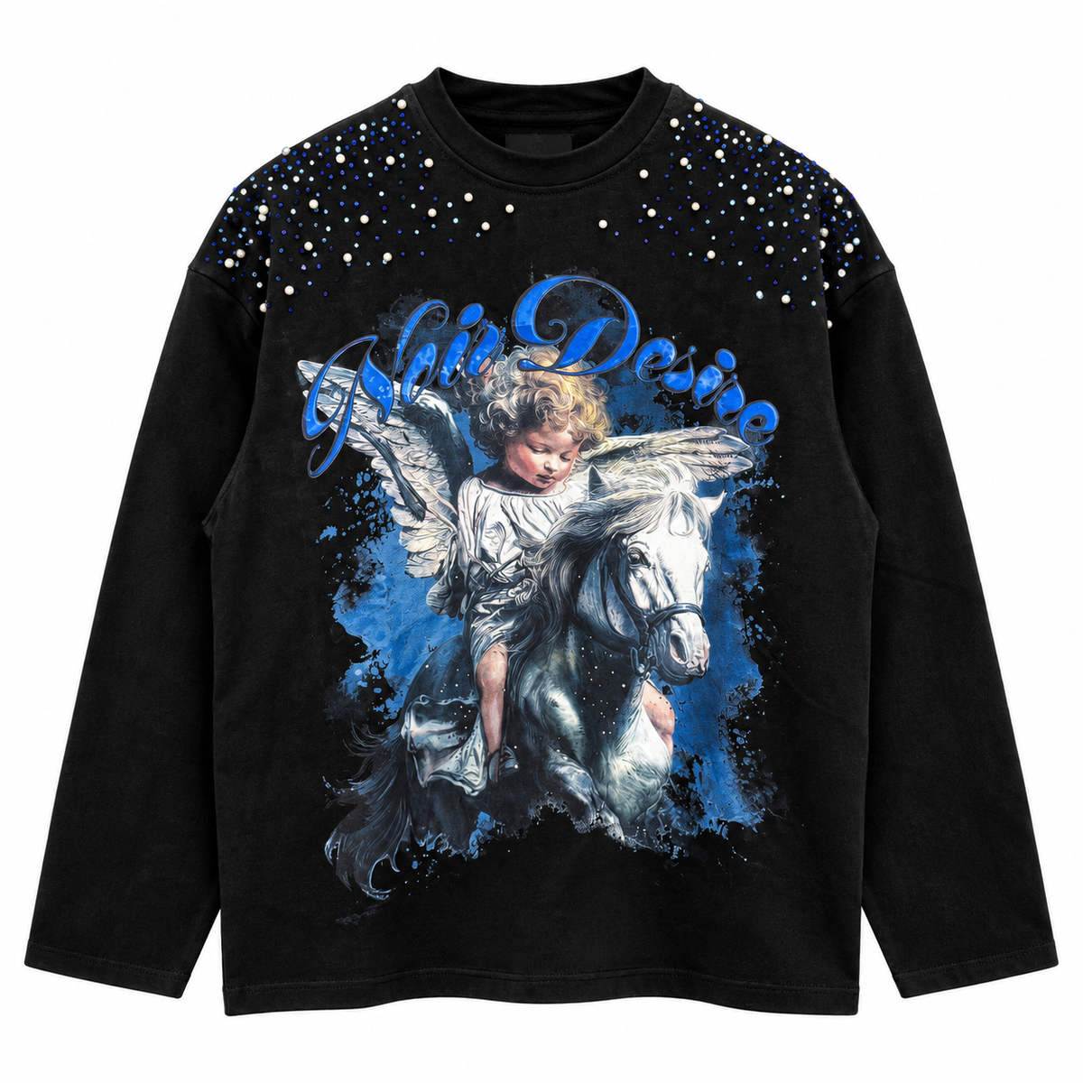 LONGSLEEVE "DESIRE" NERO