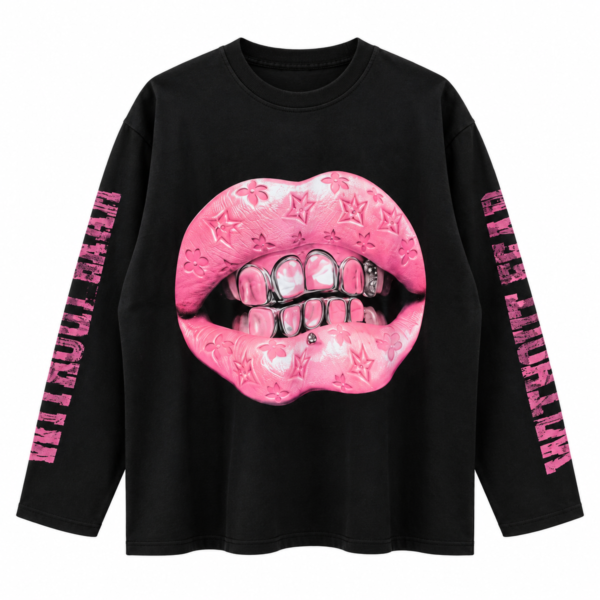 LONGSLEEVE "GRILLZ" NERO